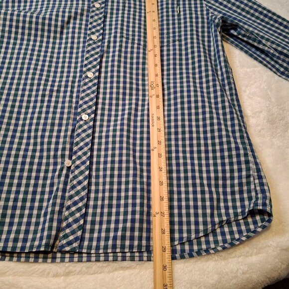 Brooklyn Industries Mens Gingham Button Down Shirt Sz XL Grandpa Preppy Academia - Picture 13 of 16